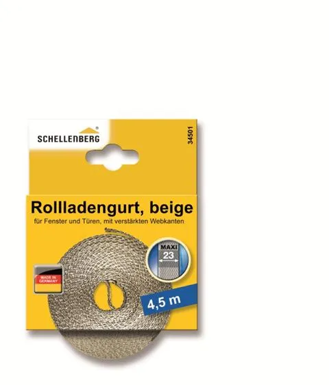 Rollladengurt 23mm/4,5 m beige