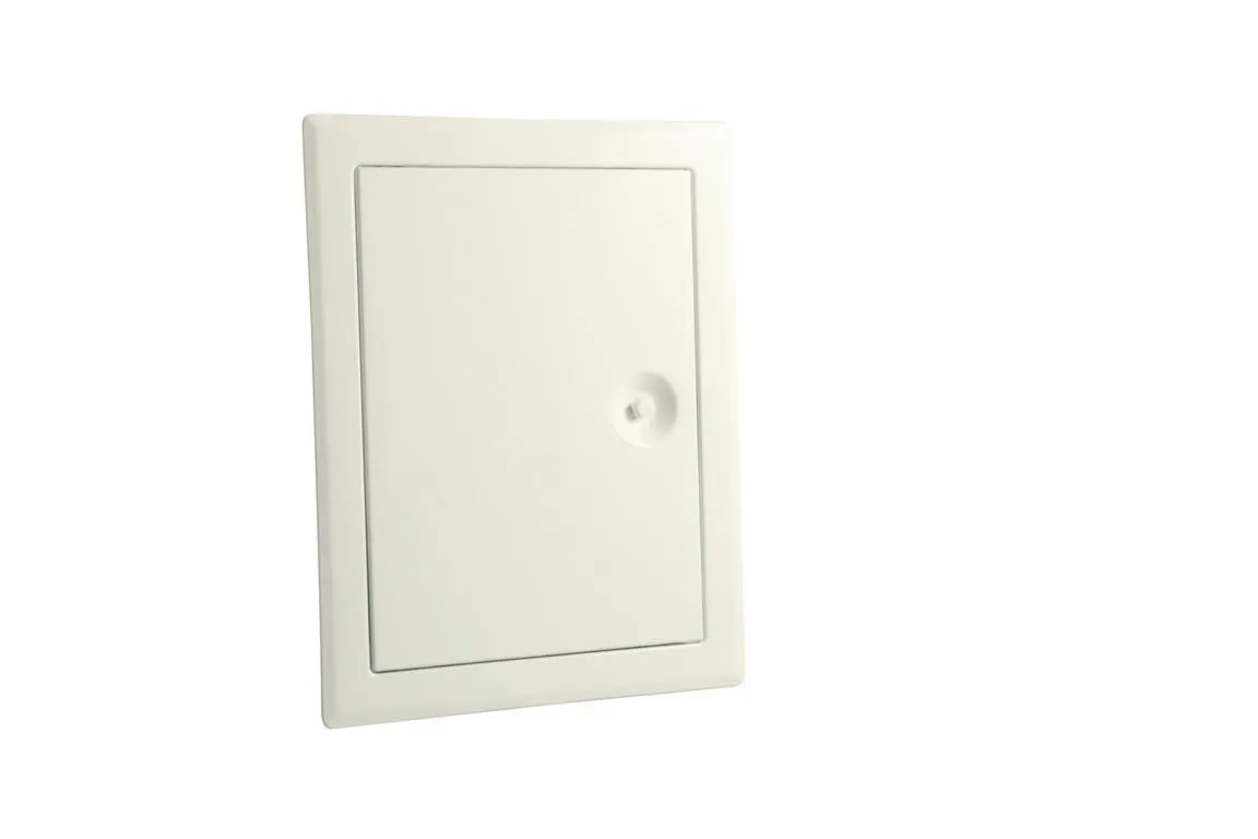 Revisionst&uuml;r, wei&szlig; beschichtet