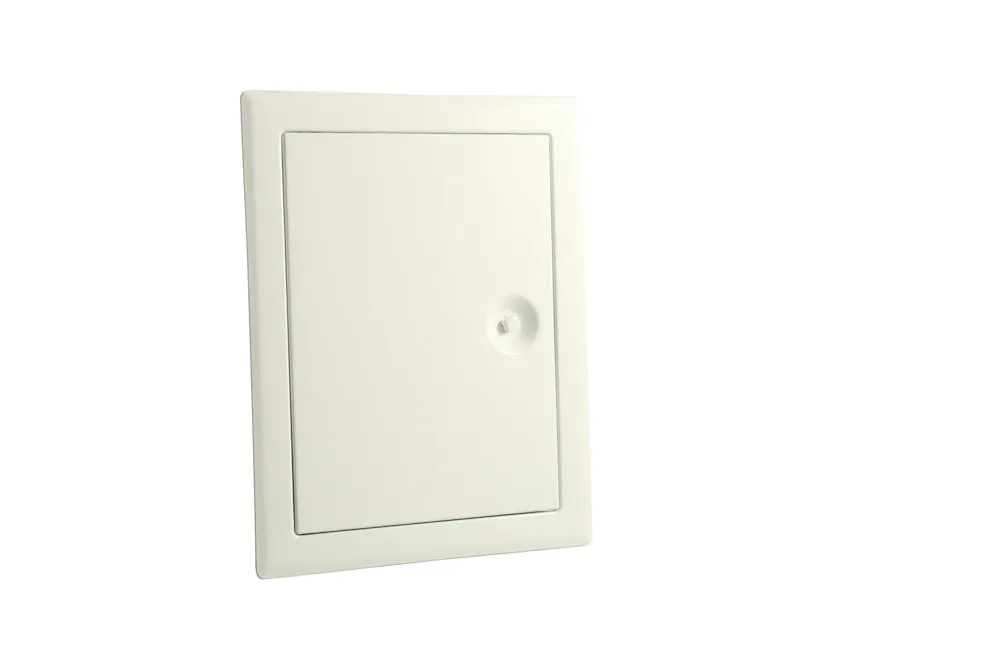 Revisionst&uuml;r, wei&szlig; beschichtet