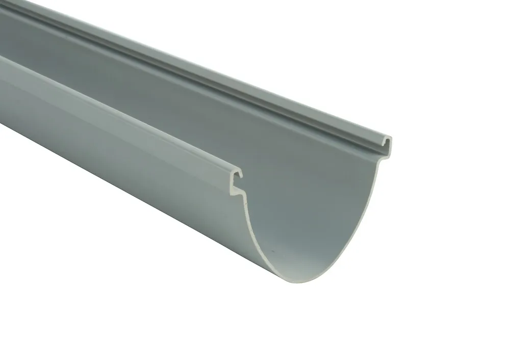 Duplex Dachrinne 2,0 m grau