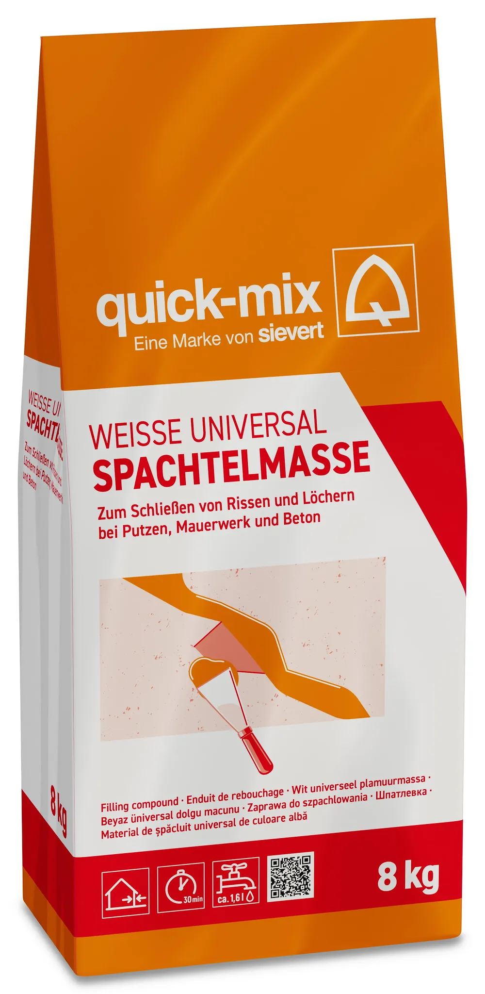 Wei&szlig;e Universalspachtelmasse,