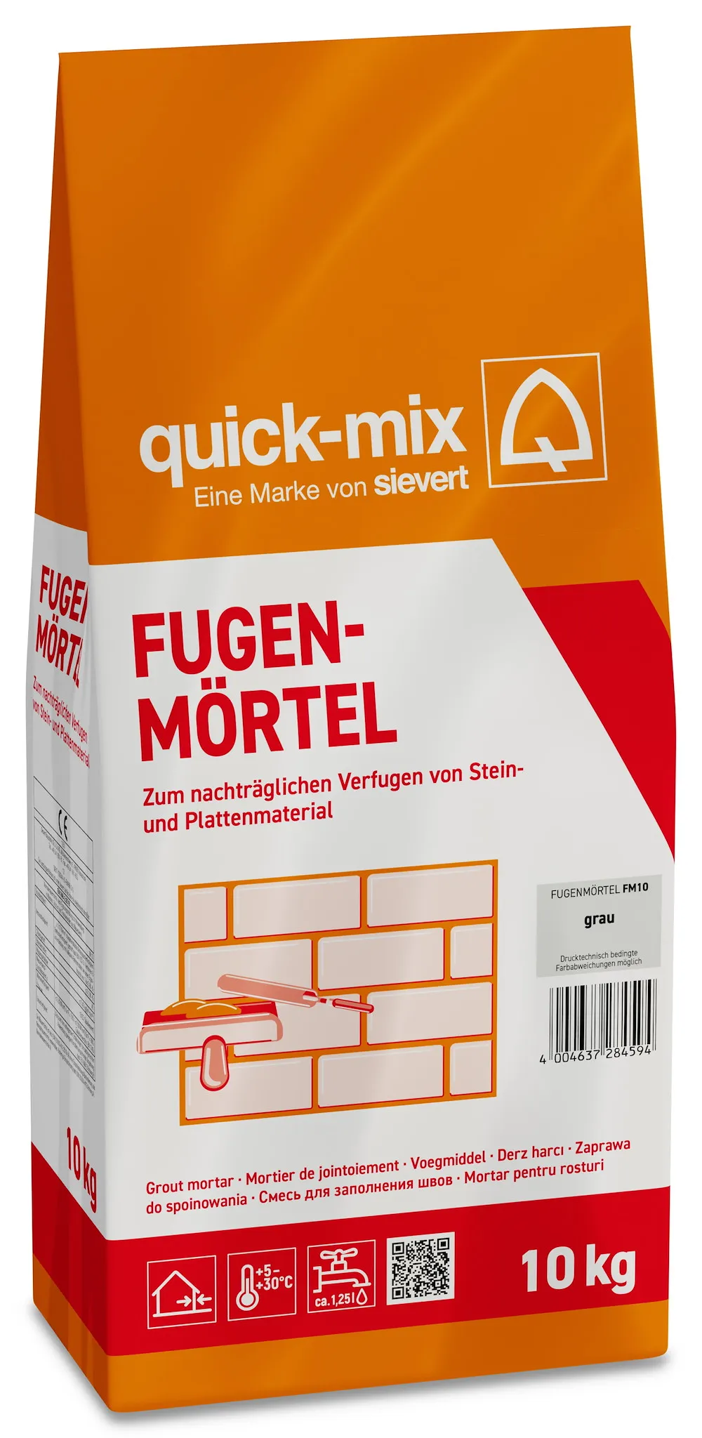 Fugenm&ouml;rtel grau 10 kg