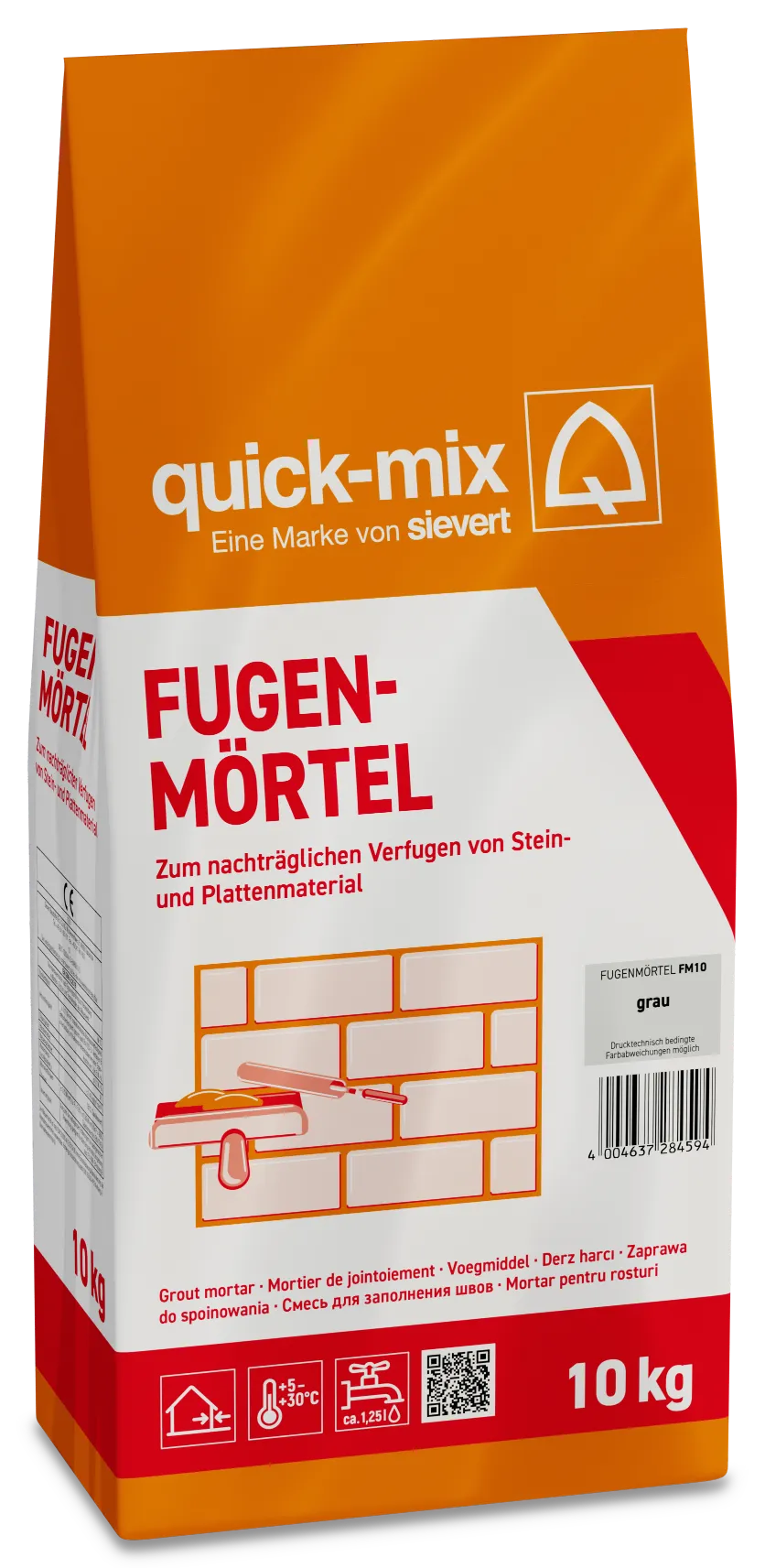 Fugenm&ouml;rtel grau 10 kg