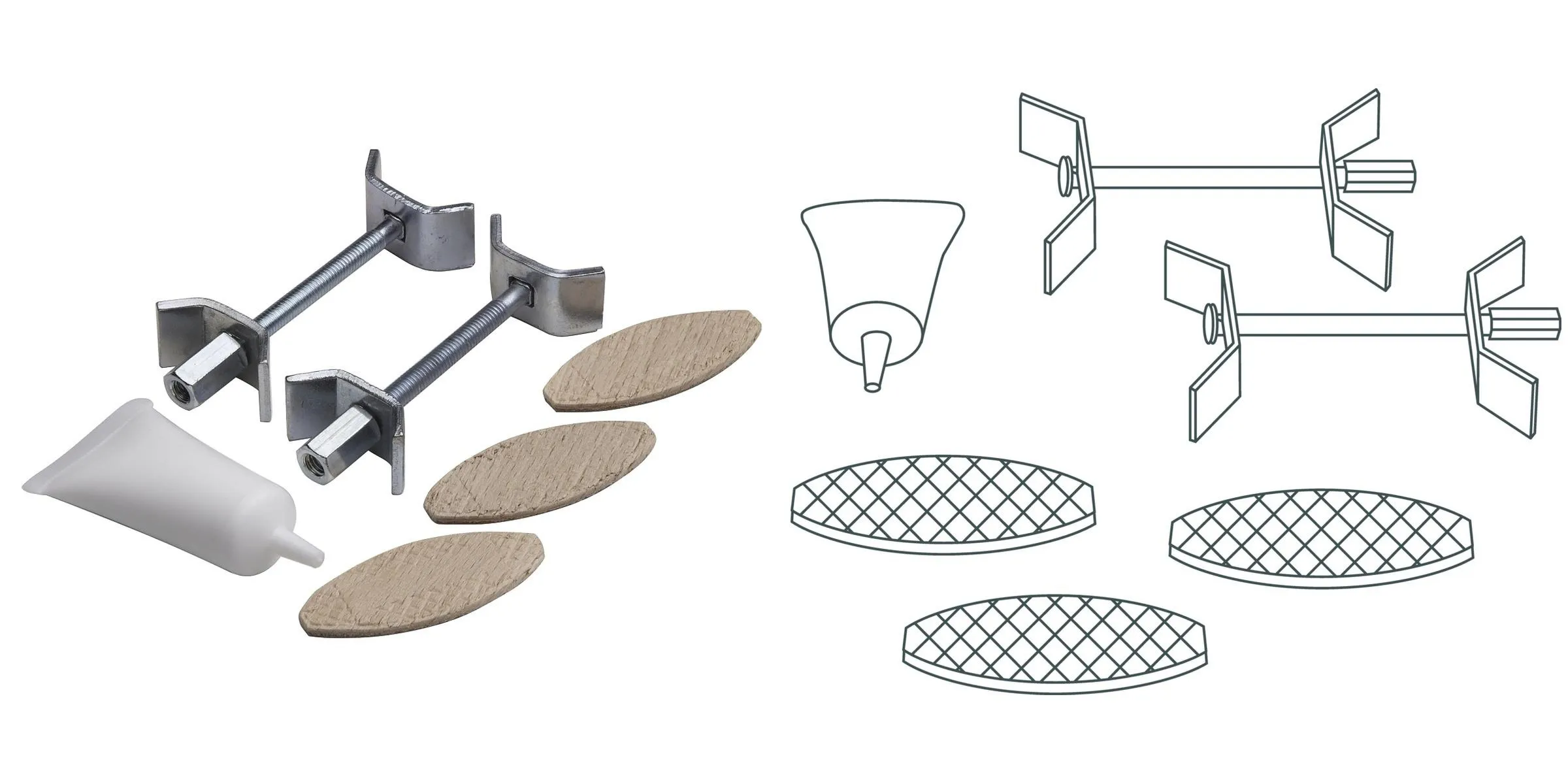 Spannelemente-Set 180x90x30mm