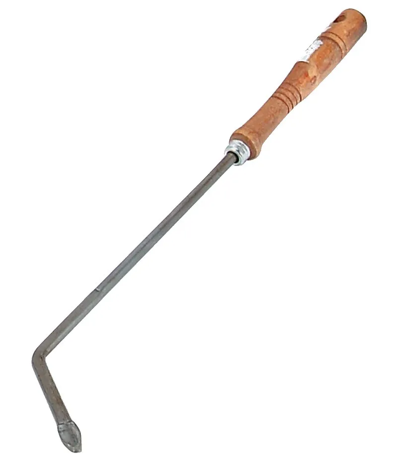 Stocheisen mit Holzgriff