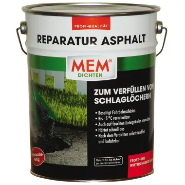 MEM Reparatur Asphalt 10 kg MEM Reparatur Asphalt 10 kg