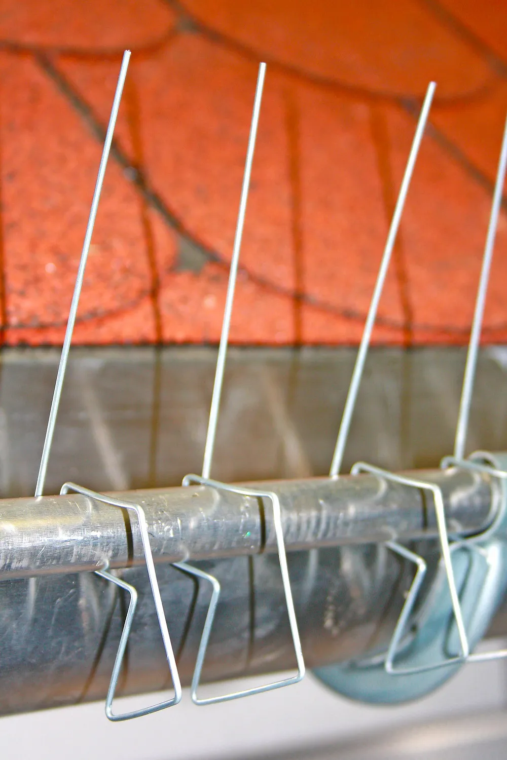 Dachrinnen-Taubenschutz