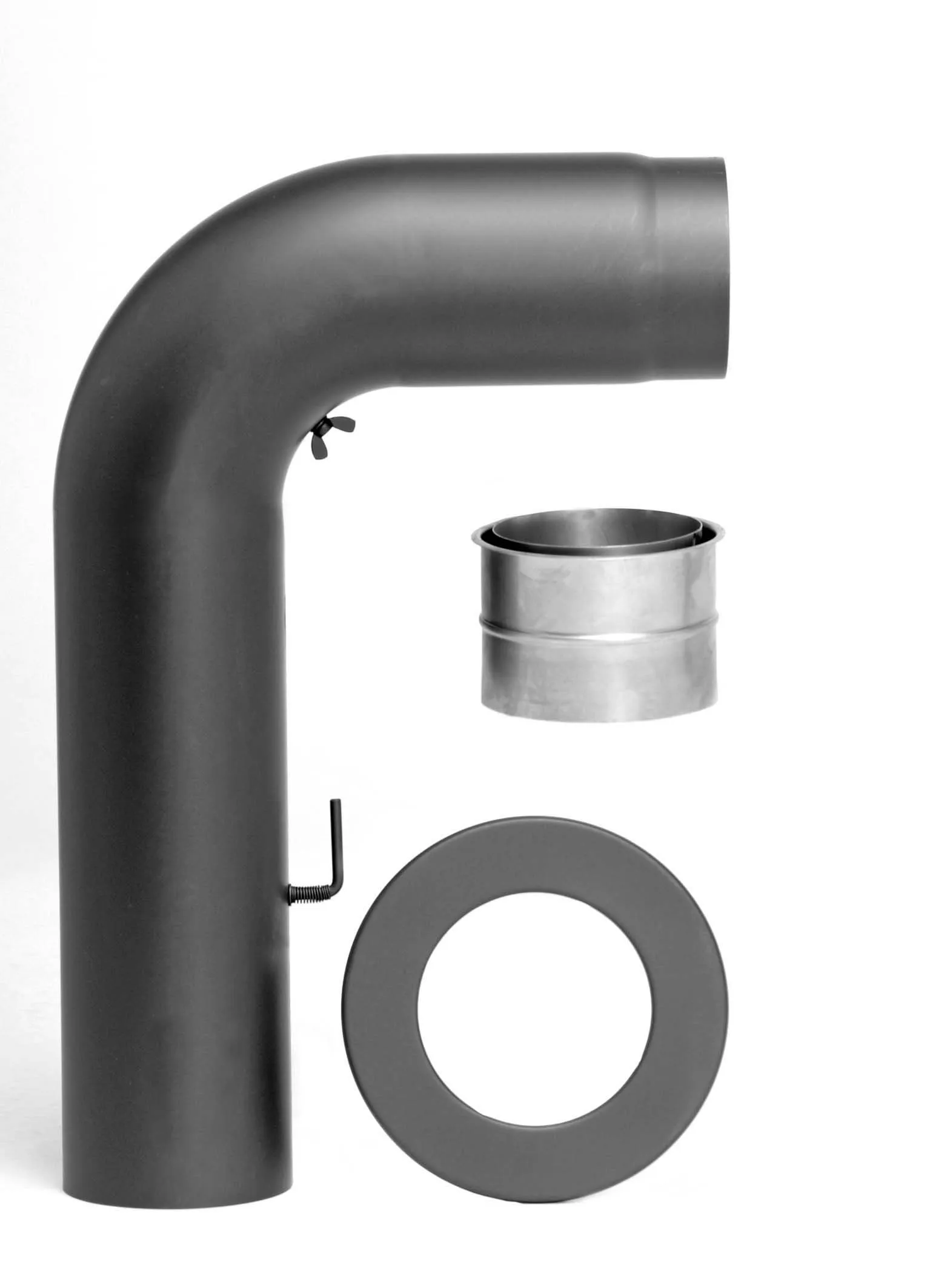 Rauchrohrset mit Segmentbogen