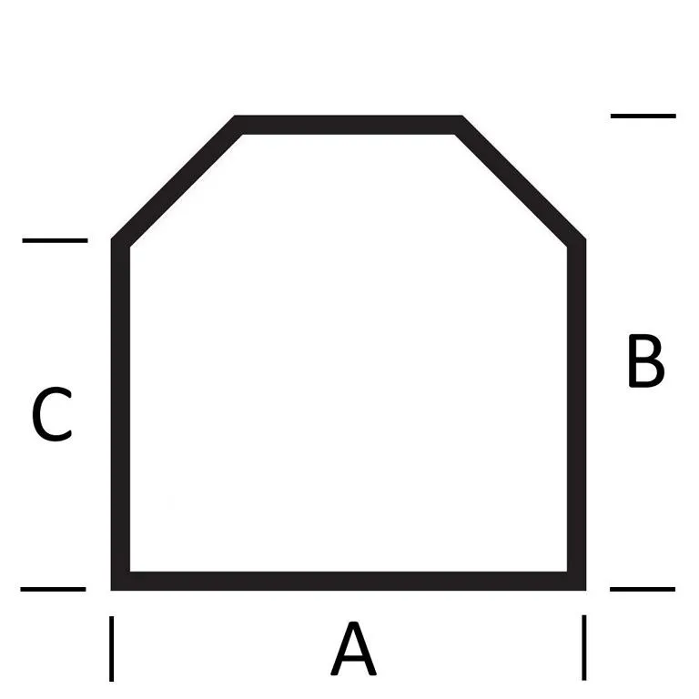 Bodenplatte Sechseck