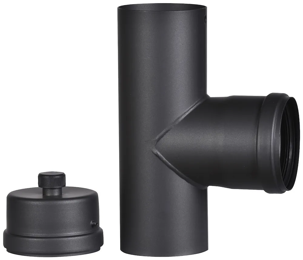 Pelletrohr 80 mm T-St&uuml;ck