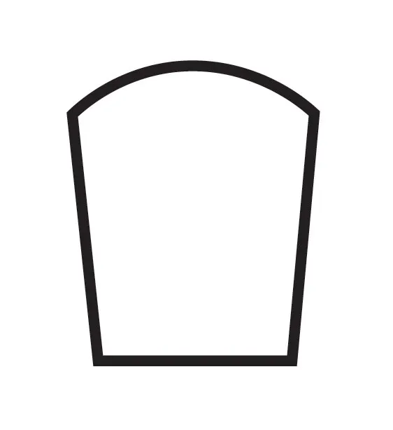 Bodenplatte Trapezform