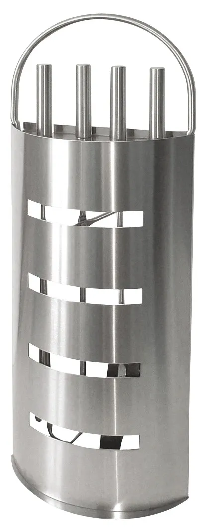 Kaminbesteck 4-tlg., Edelstahl