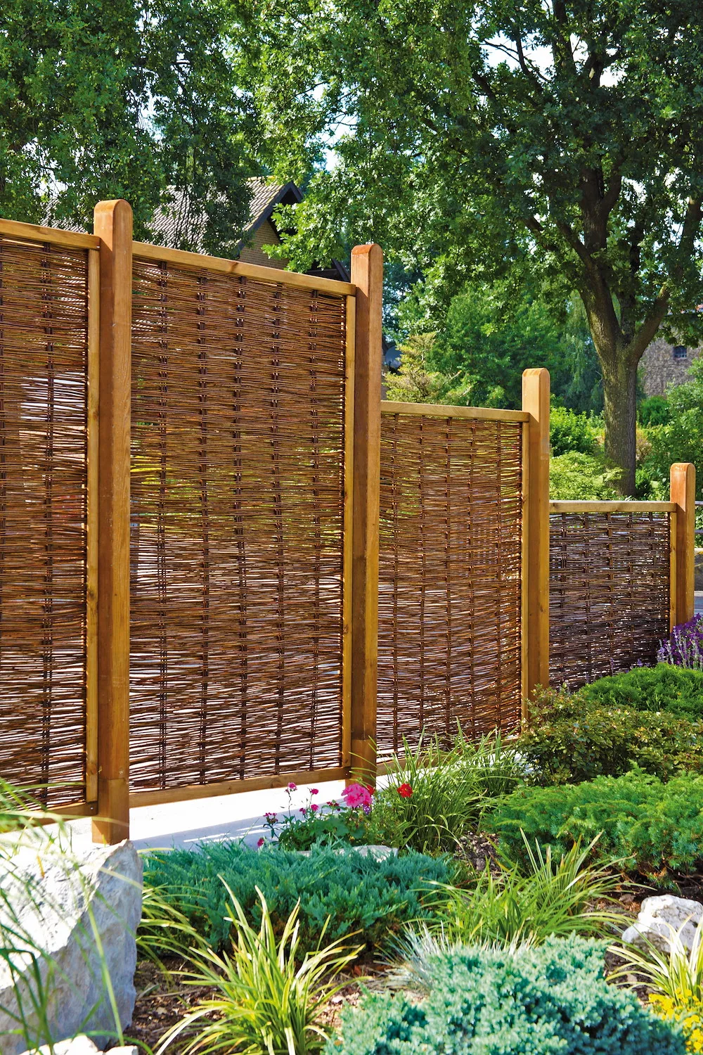 FAKO-Weidengeflechtzaun