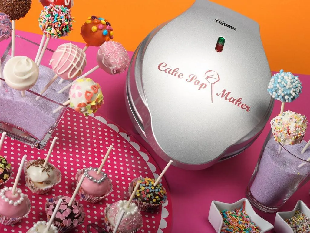 CAKE POP MAKER, SILBER OPTIK