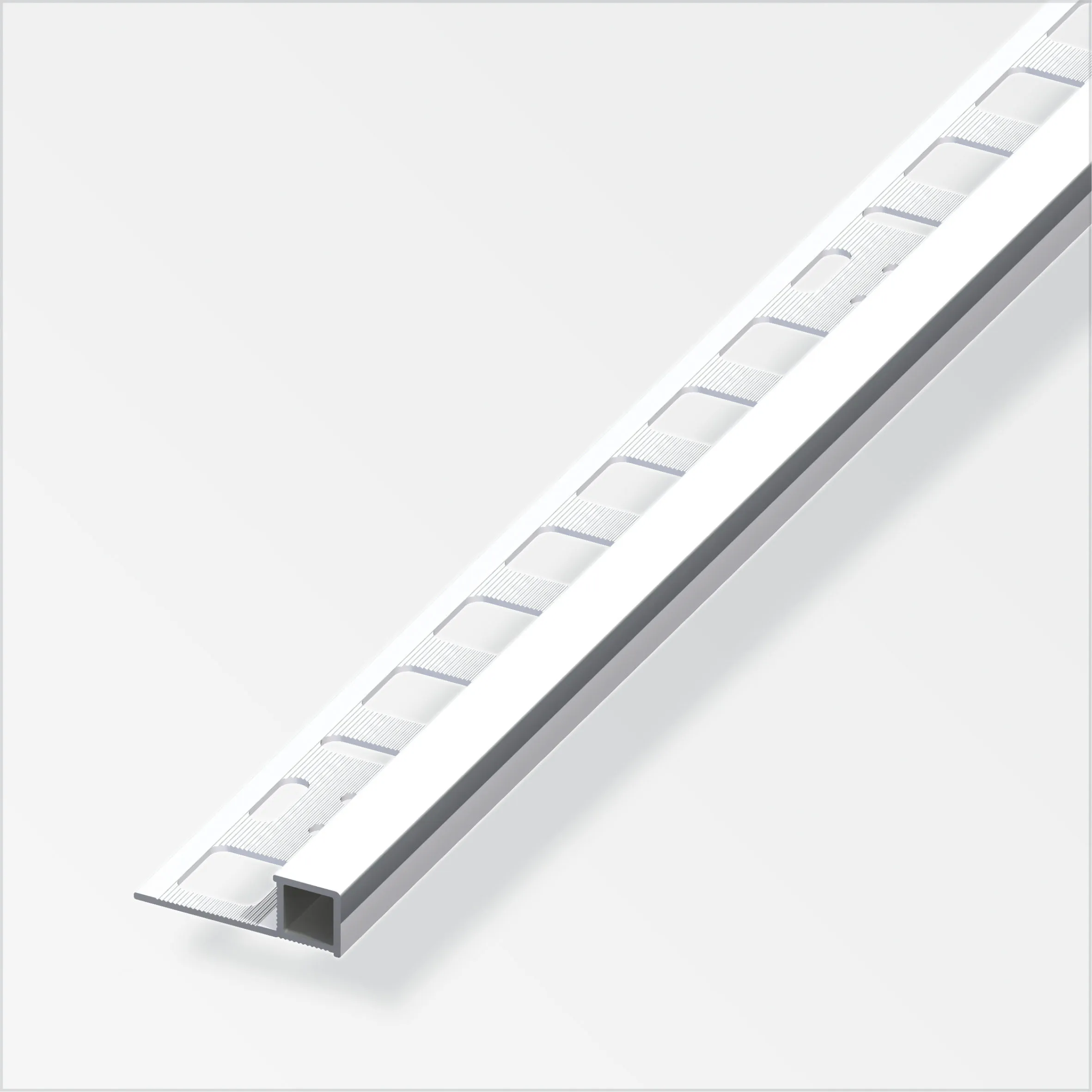 Fliesen-Quadrat 10 Alu chrom