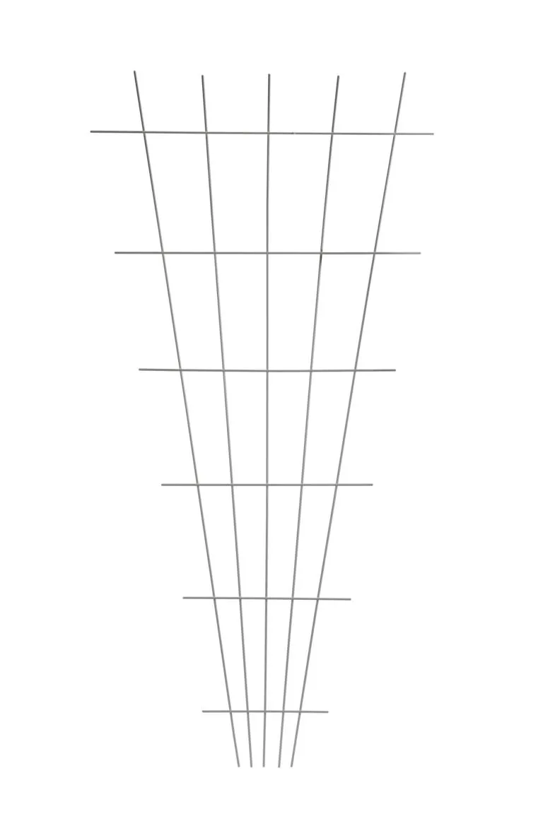 Draht Gitterspalier weiss