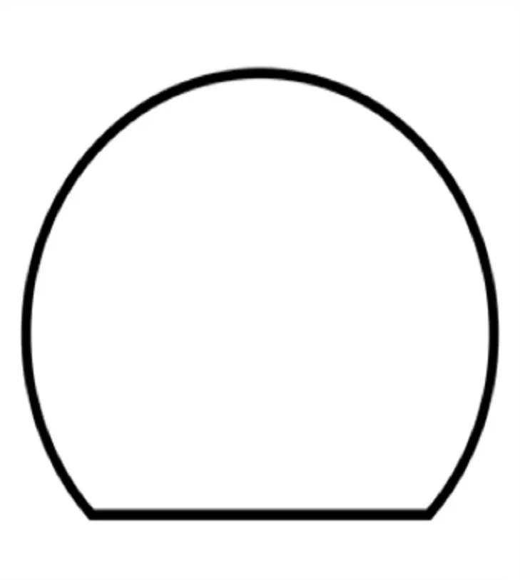 Bodenplatte, Glas, 8 mm