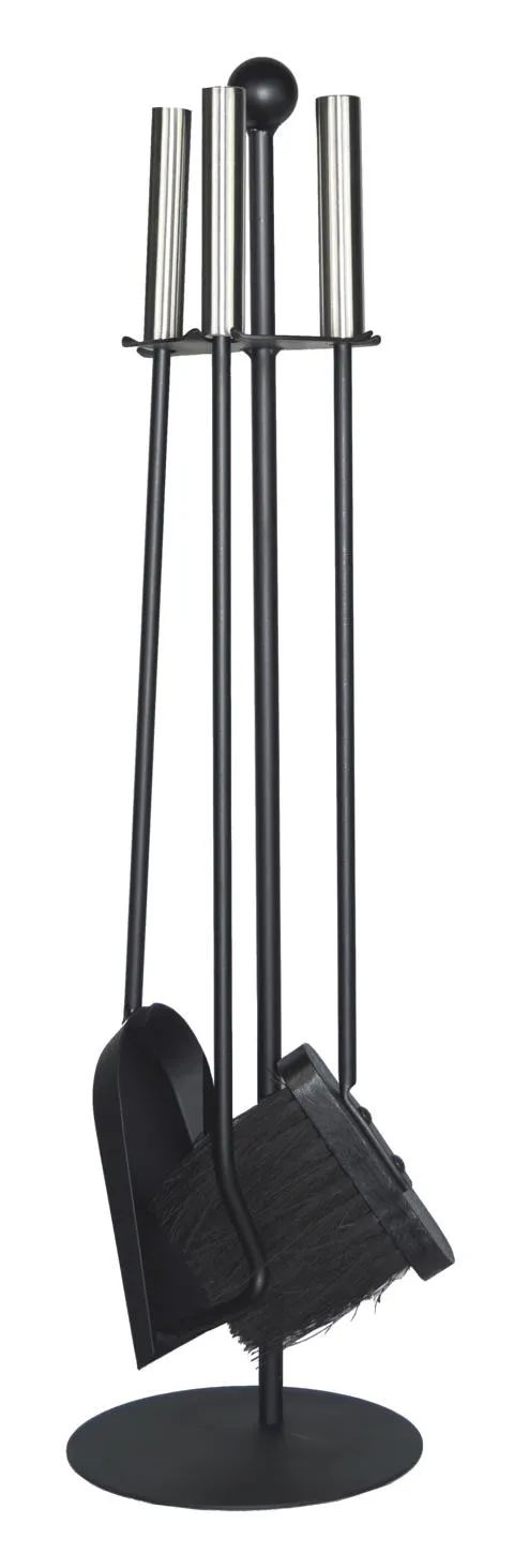 Kaminbesteck, 5-teilig,