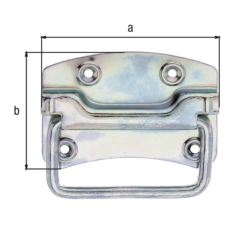 Kistengriff 104x80x12 mm