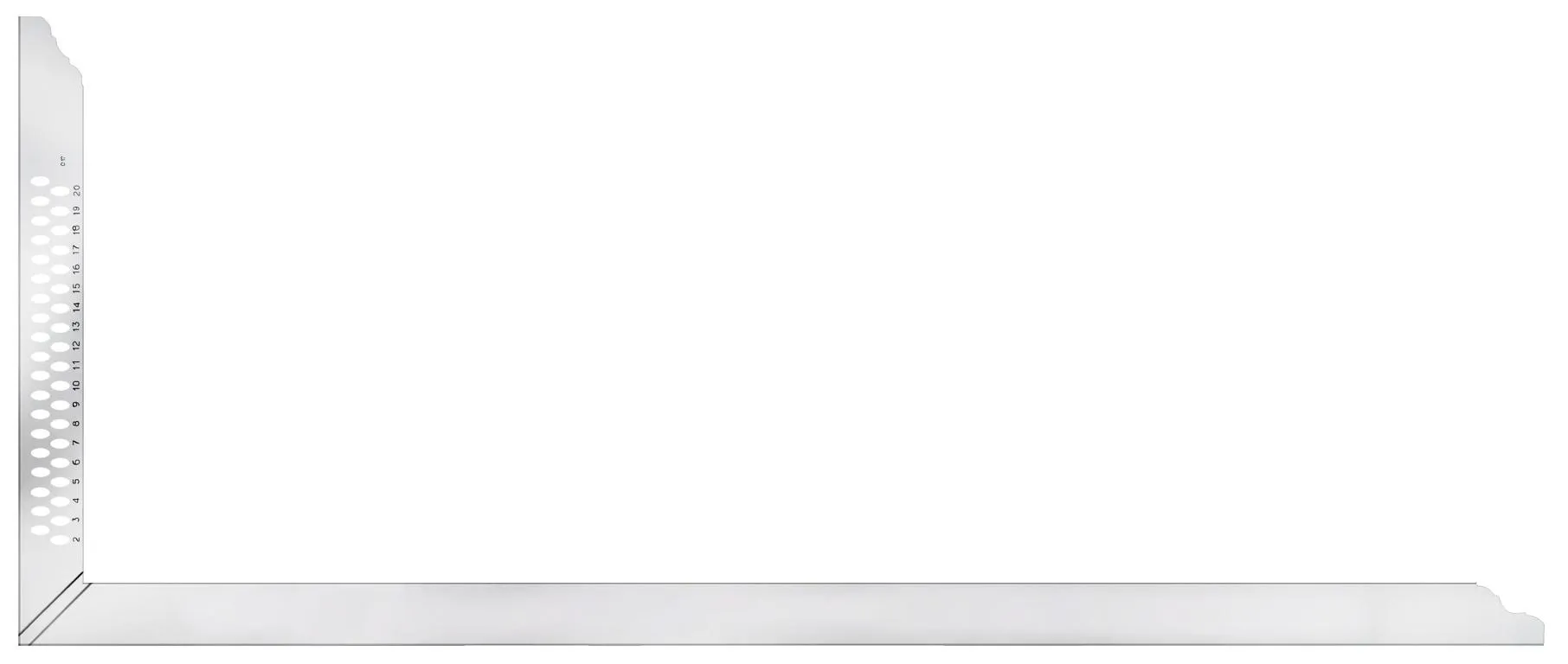 Zimmermannswinkel 800mm rostfr