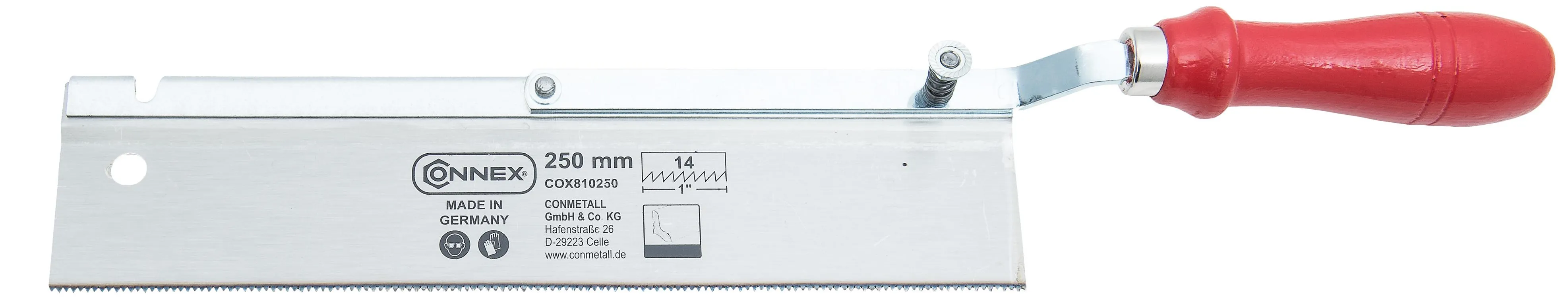 Feins&auml;ge 250mm umlegbar