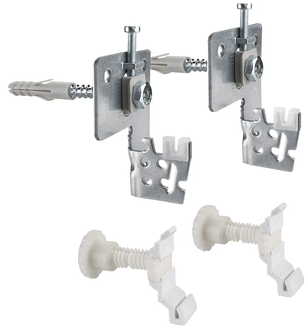 Befestigung f&uuml;r Heizplatten