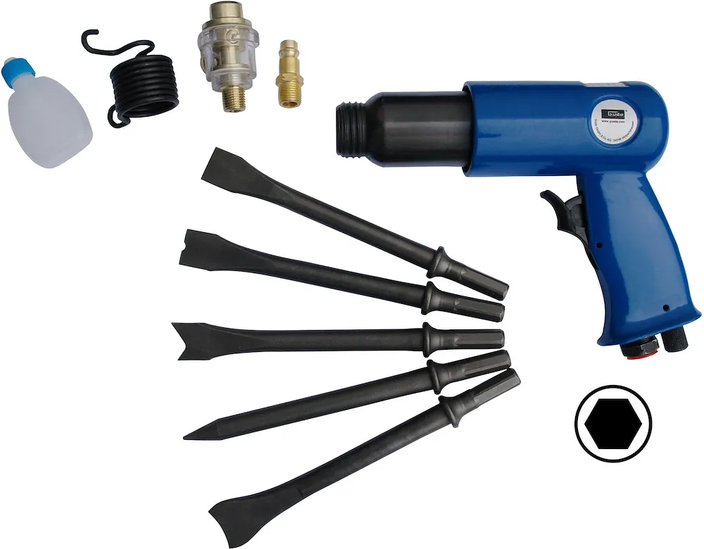 Druckluft-Meisselhammer-Set