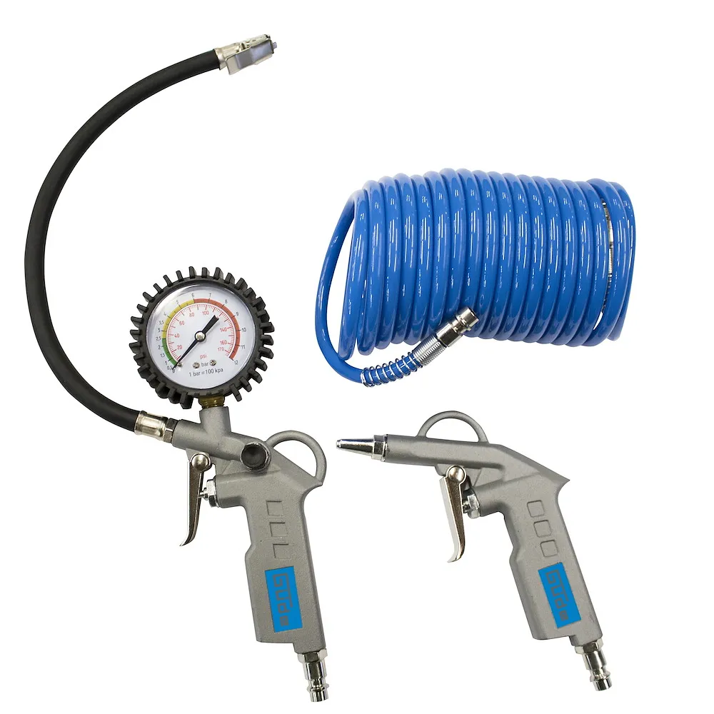 Druckluft-Set 3tlg.: Schlauch,