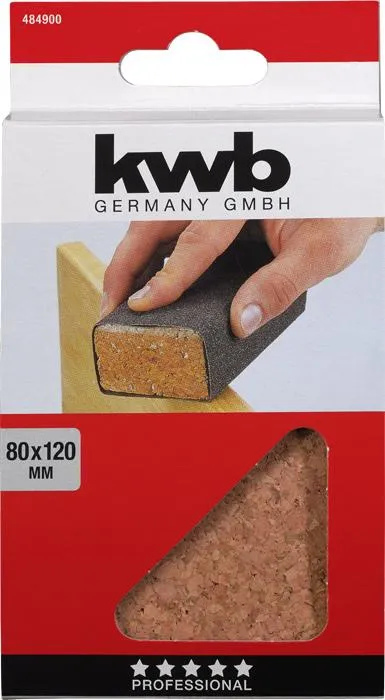 Schleifklotz Kork 80x120