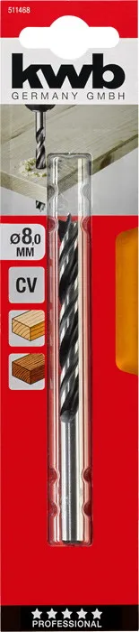 CV-Holzspiralbohrer