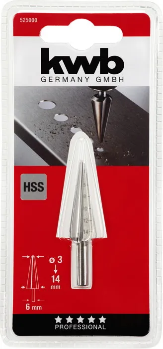 Sch&auml;lbohrer HSS D3-14mm