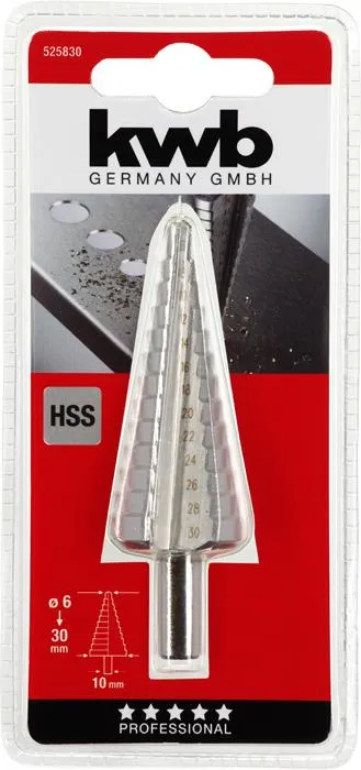 Stufenbohrer HSS D6-30mm