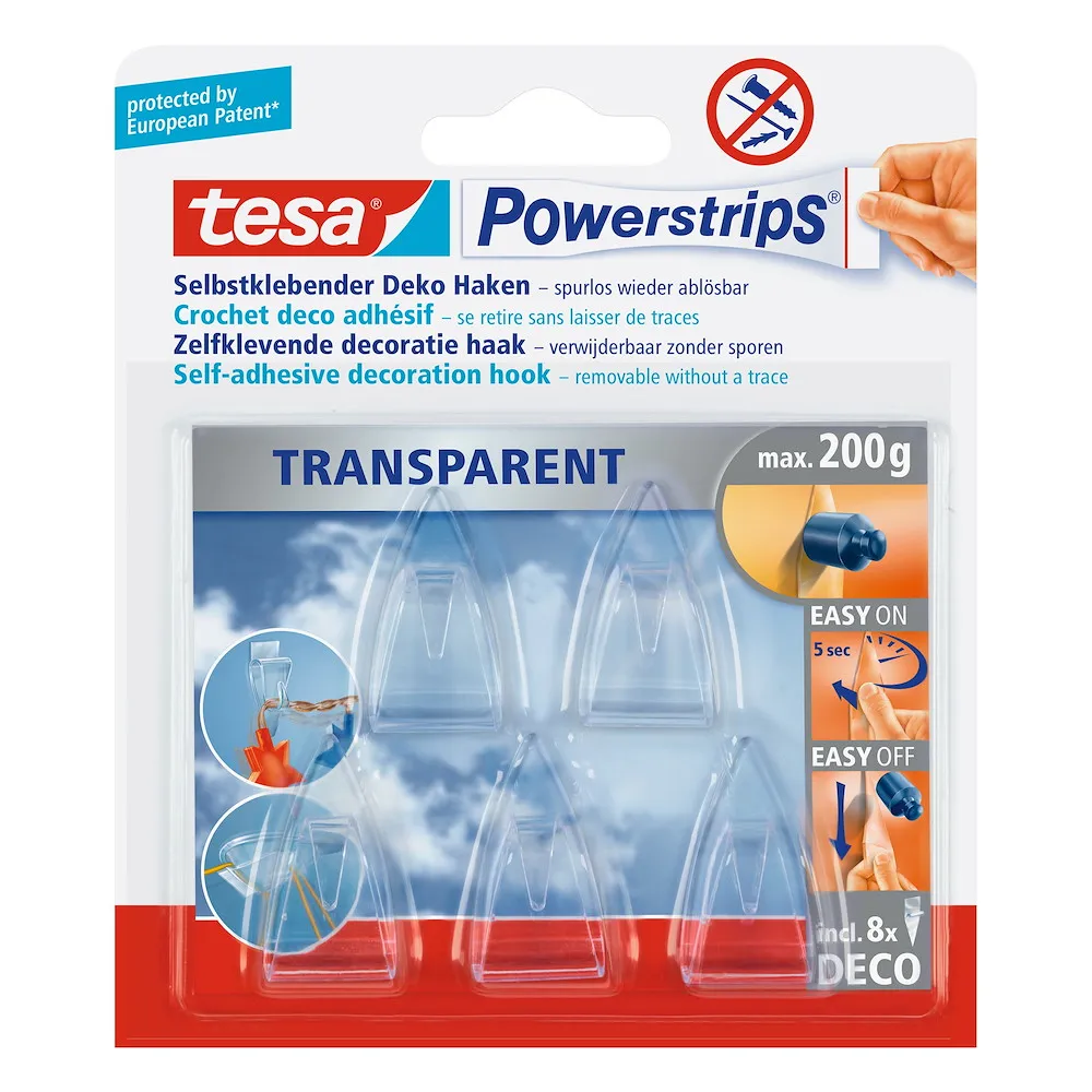 tesa Power-Strips Deco Haken,