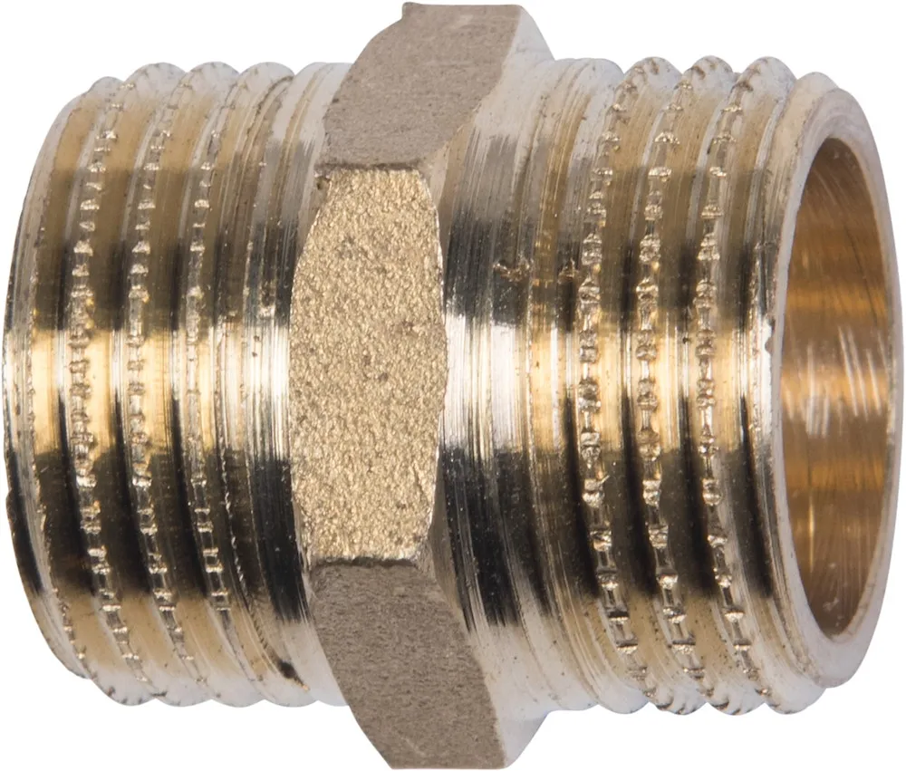 Messing Doppelnippel 1 (1)