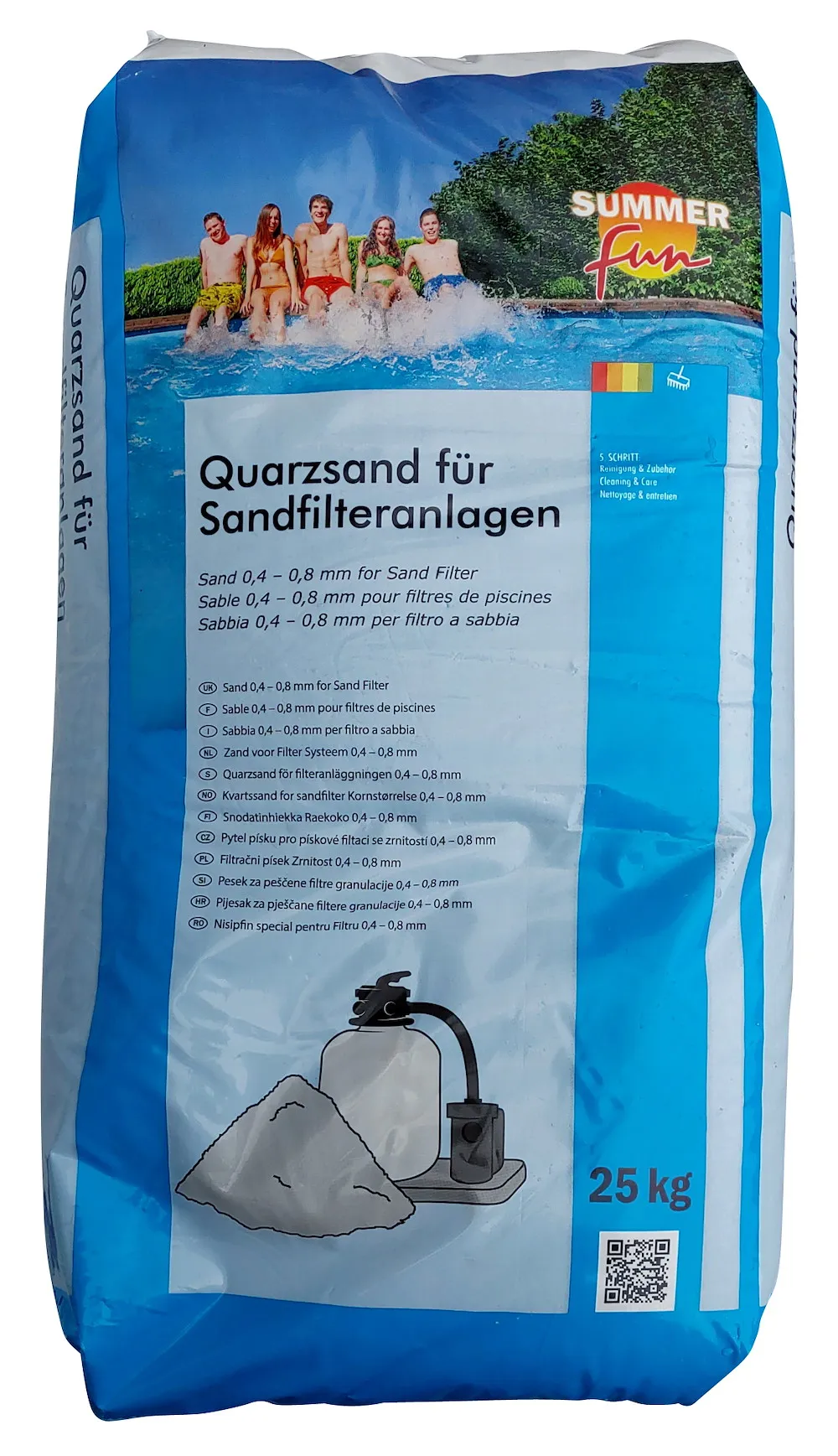 Filtersand 25kg, DIN EN ISO