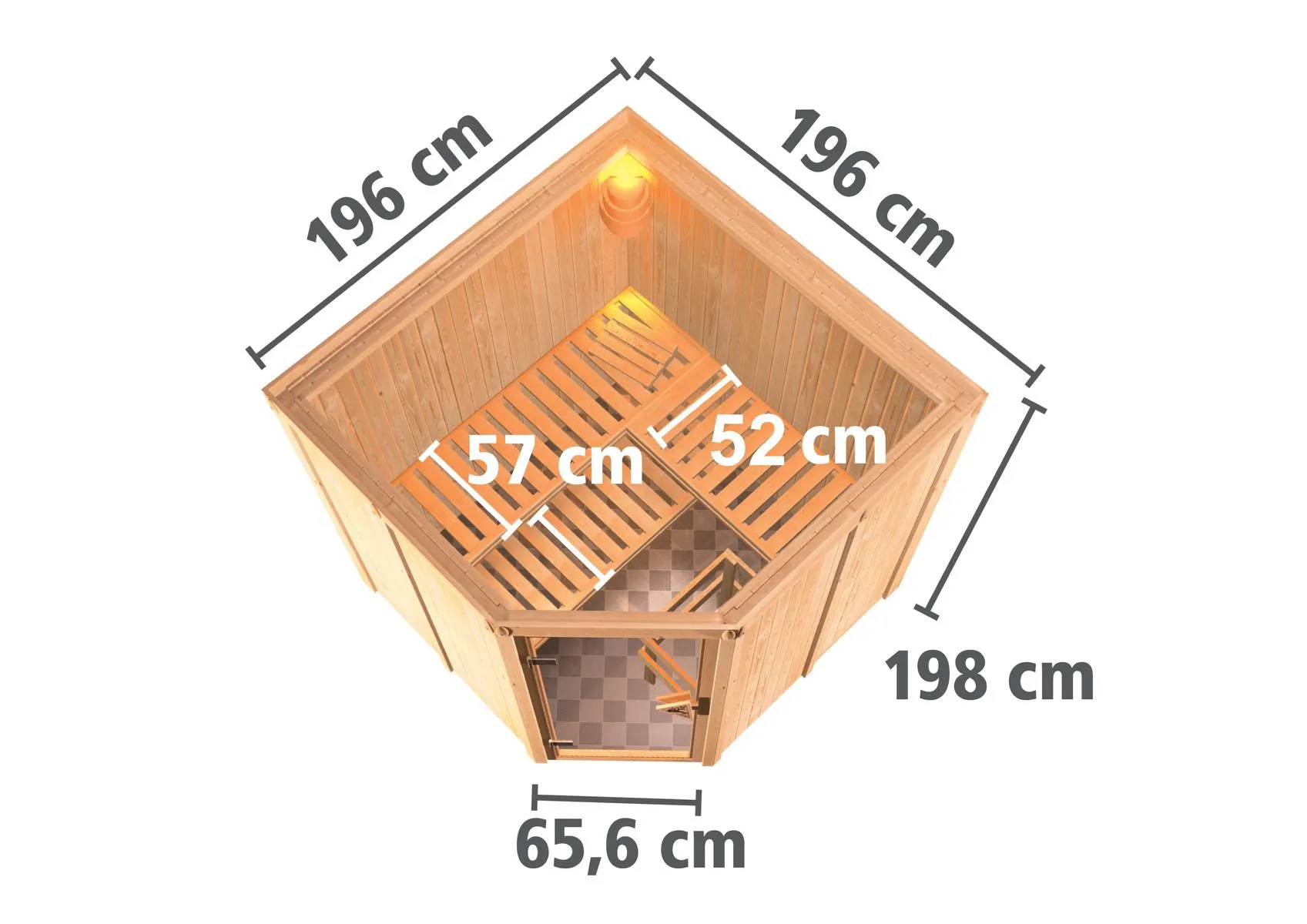 Sauna Jarin Eck, o. Zub.