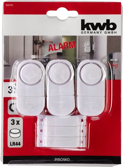 T&Uuml;R- UND FENSTERALARM 3TLG KX