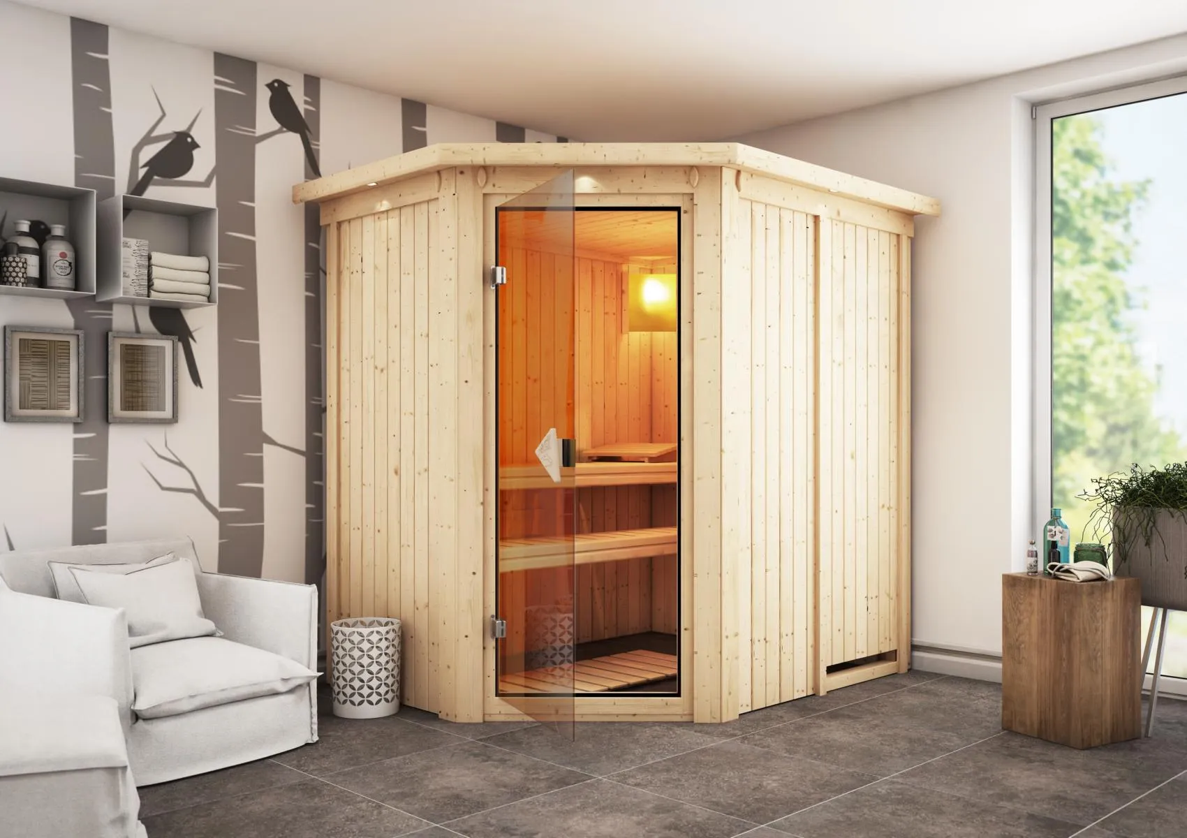 Sauna Carin Eck, o. Zub.