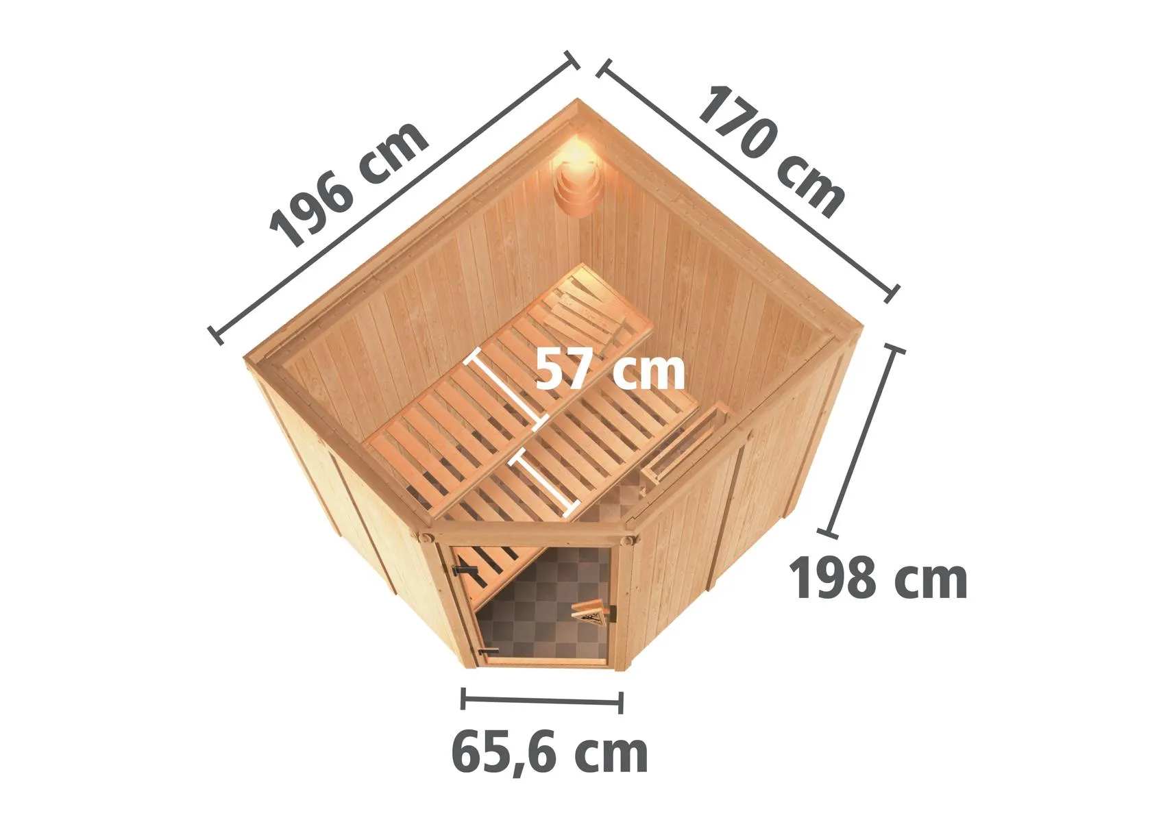 Sauna Siirin Eck, o. Zub.