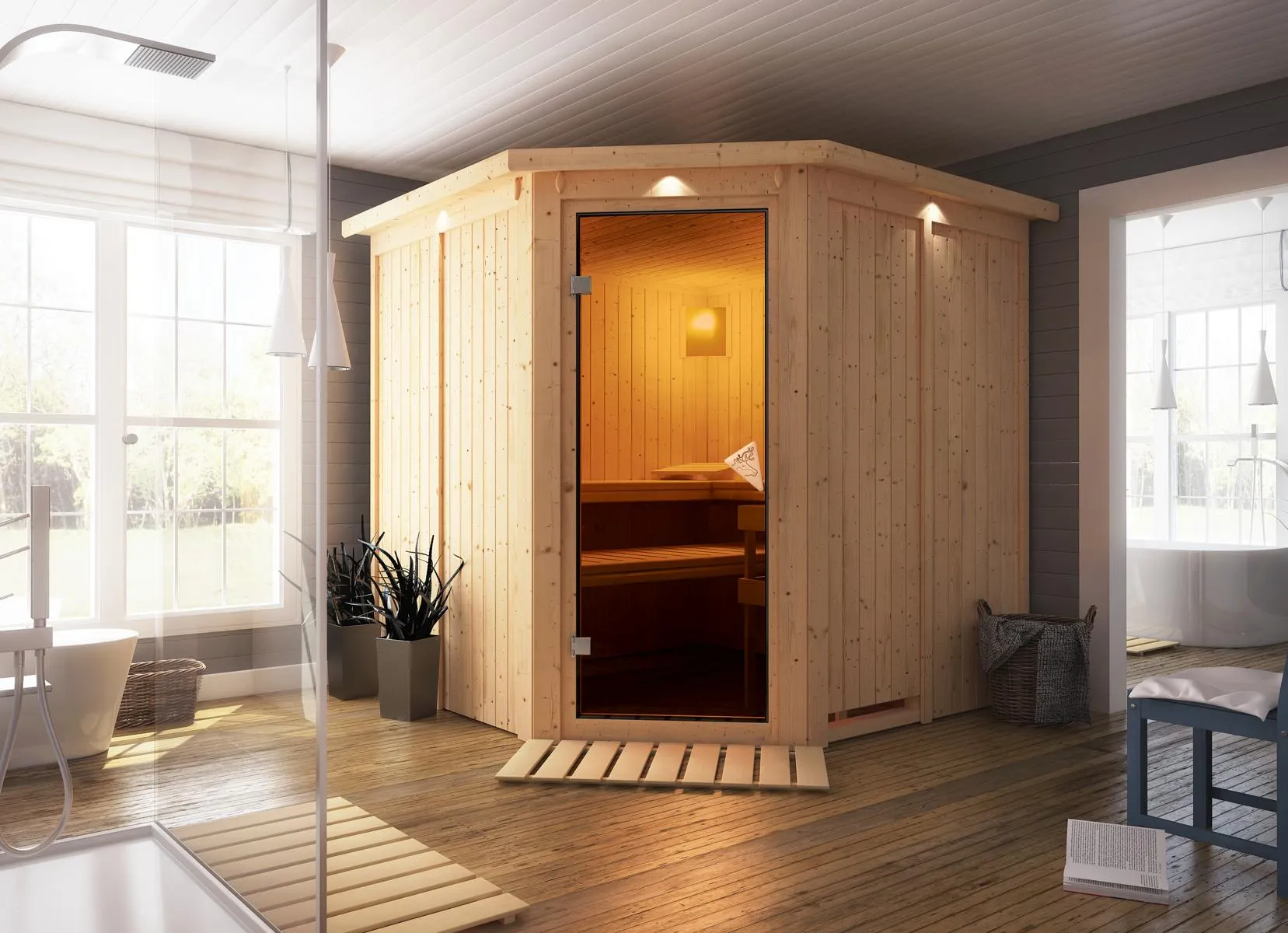 Sauna Jarin Eck, o. Zub.