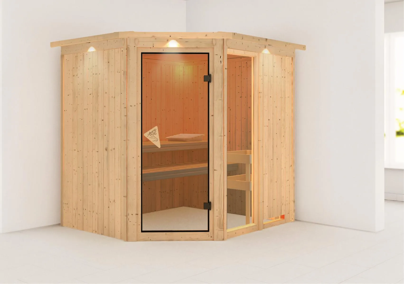 Sauna Fiona 2 Eck, o. Zub.