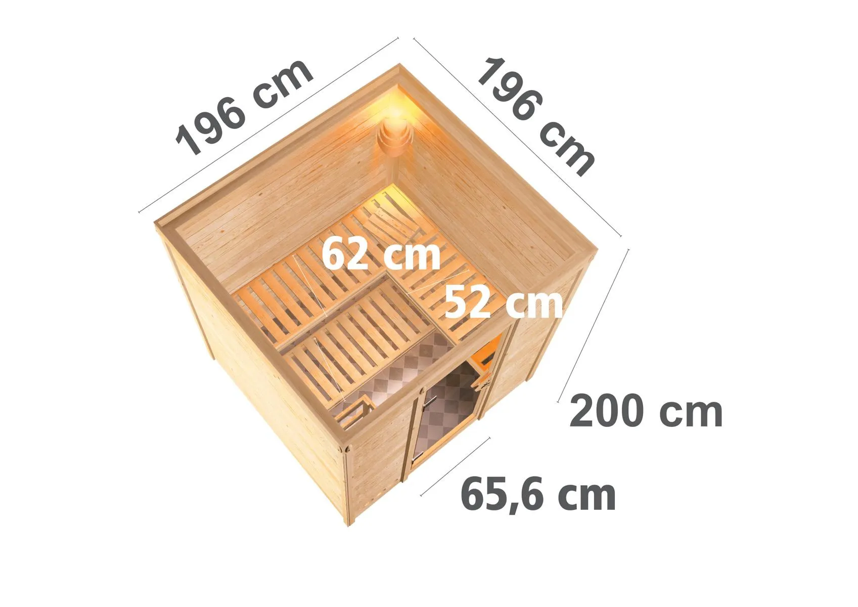 Sauna Mojave Front o. Zub.