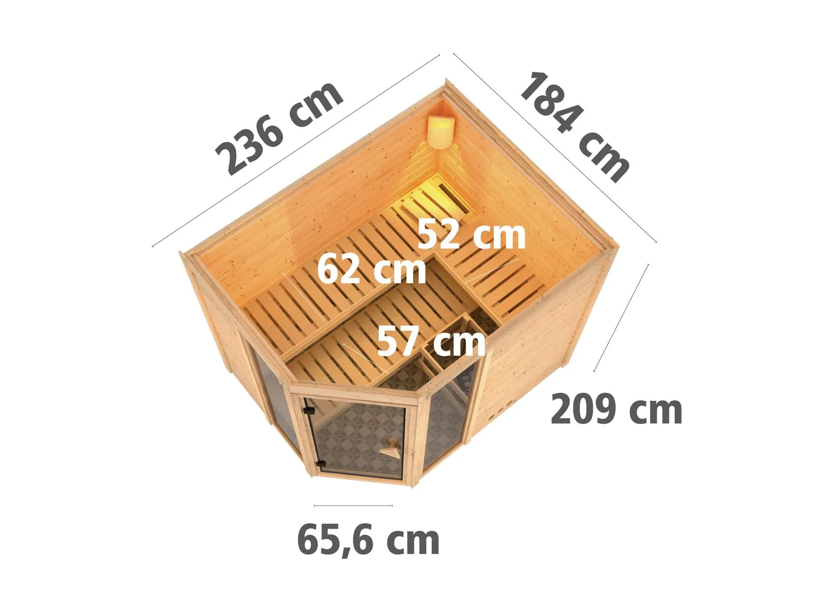 Sauna Sinai 3 Eck o. Zub.