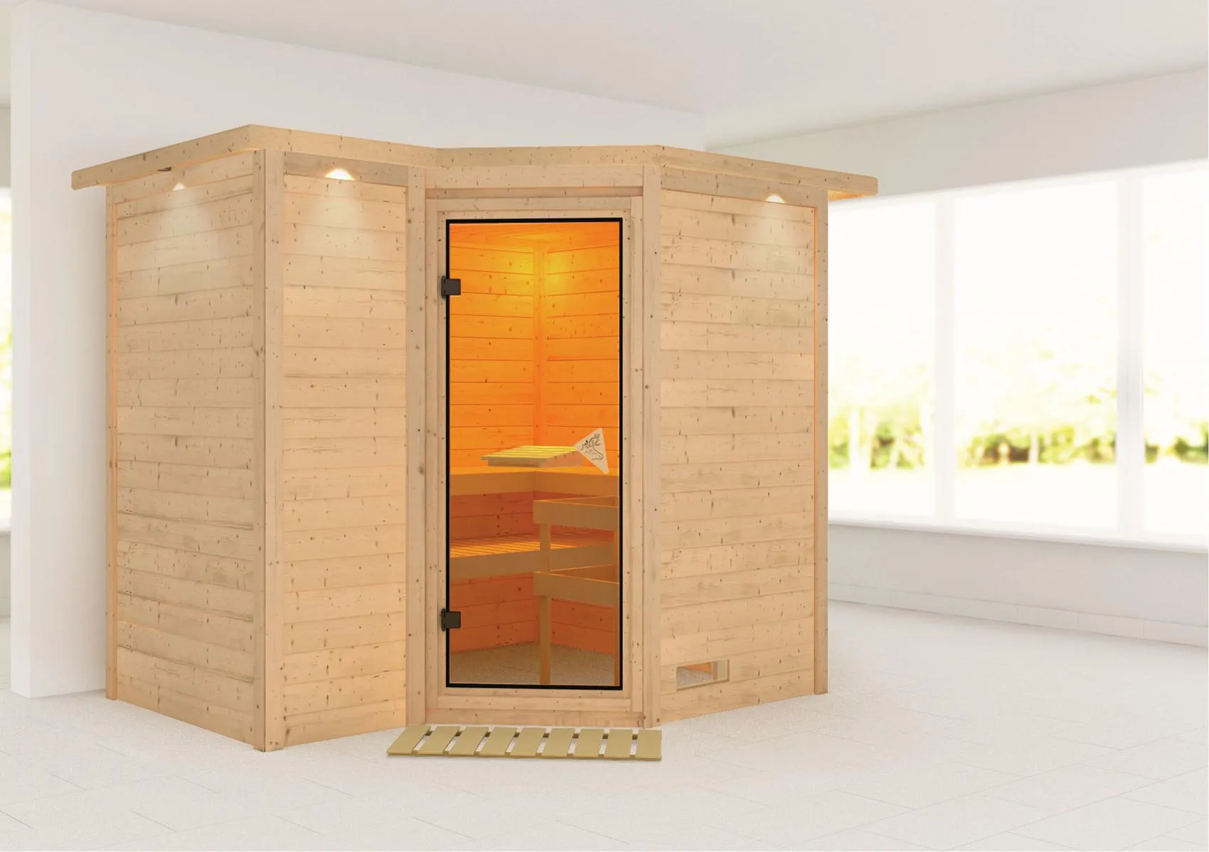 Sauna Sahib 2 Eck o. Zub.
