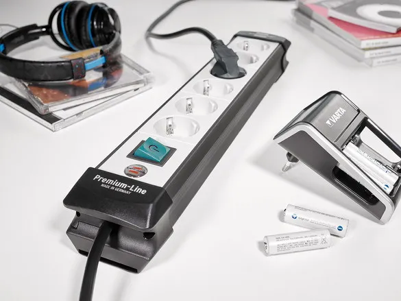 Premium-Line 6fach sw/ligrau