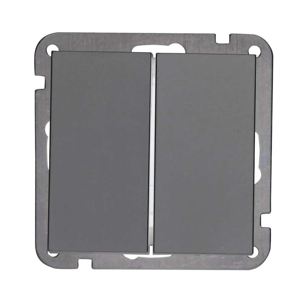 Serienschalter, silber
