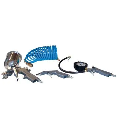 Druckluft-Set, 4tlg. (Metall)
