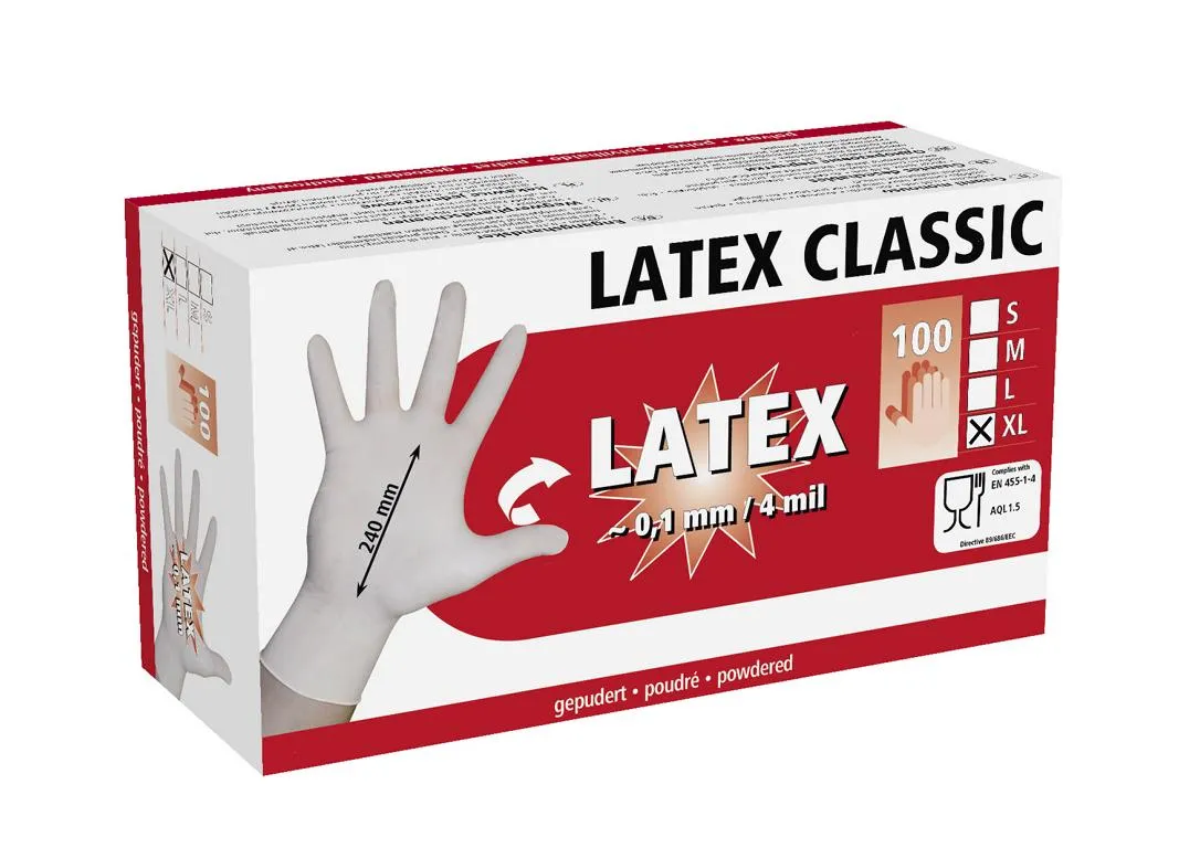 Handschuhe Latex Gr. L,