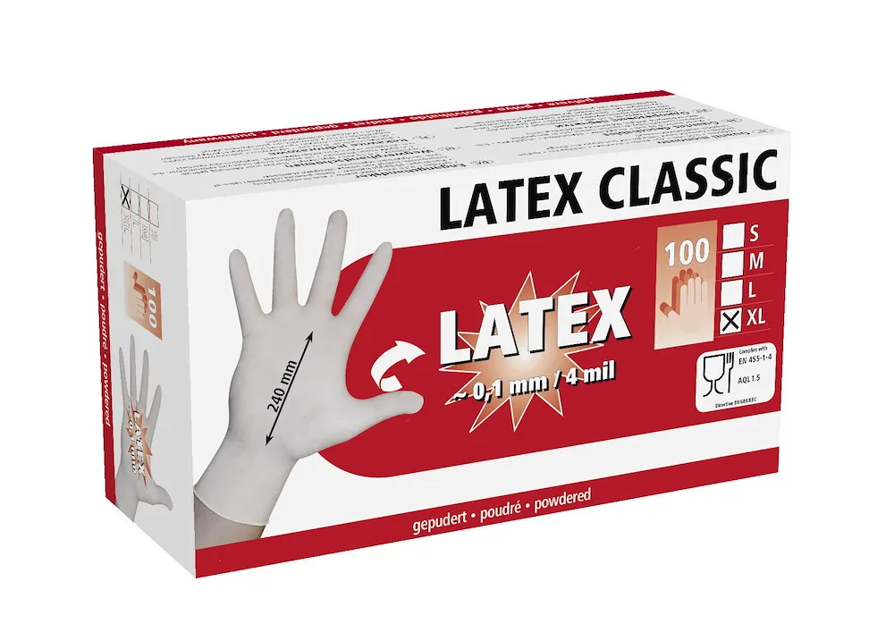 Handschuhe Latex Gr. L,