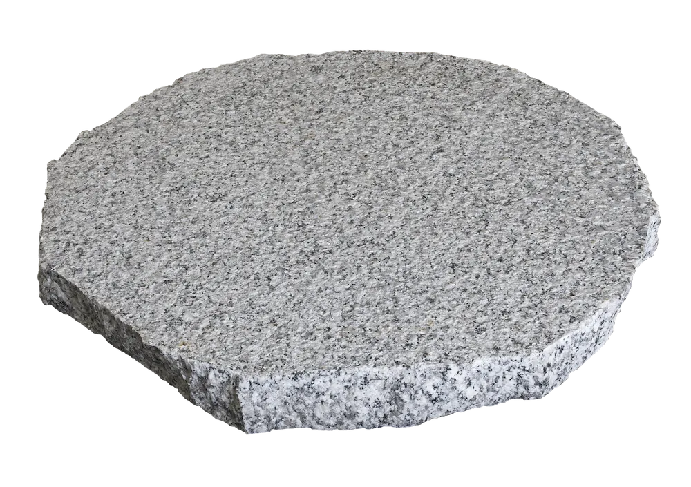 Granit Trittstein hellgrau,